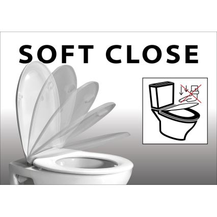 Sapho - Záchodová doska LISA SoftClose biela