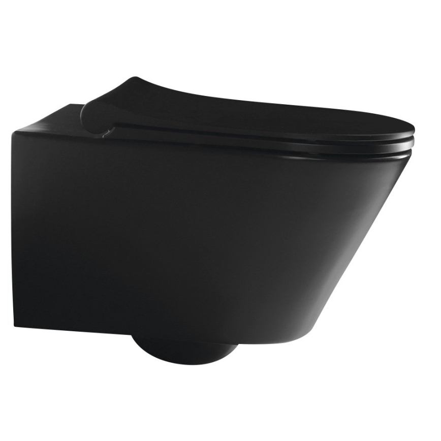 Sapho - Závesné WC AVVA keramika/čierna