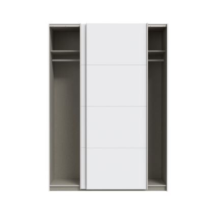 Šatníková skriňa KARO 150x210 cm biela