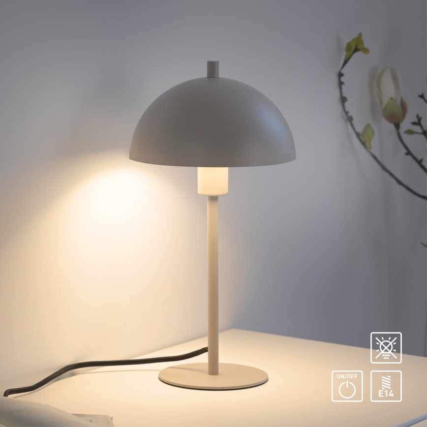 Schöner Wohnen 11726-39 - Stolná lampa ALI 1xE14/15W/230V sivá