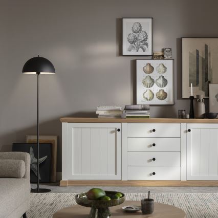 Schöner Wohnen 11727-18 - Stojacia lampa ALI 1xE27/25W/230V čierna