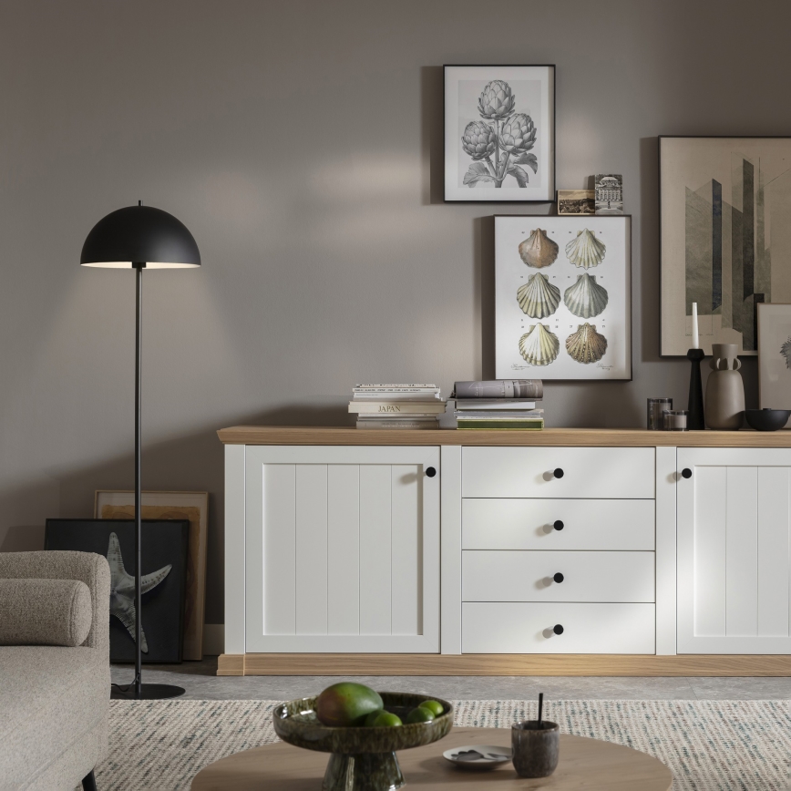 Schöner Wohnen 11727-18 - Stojacia lampa ALI 1xE27/25W/230V čierna