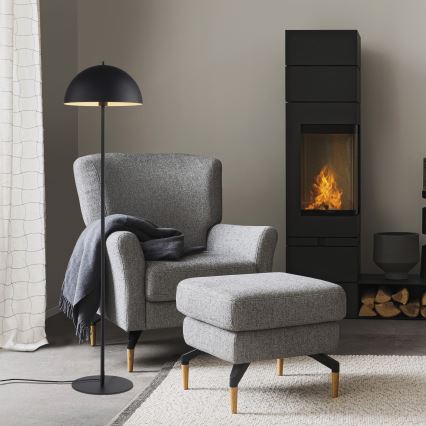 Schöner Wohnen 11727-18 - Stojacia lampa ALI 1xE27/25W/230V čierna