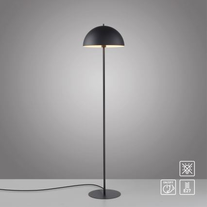 Schöner Wohnen 11727-18 - Stojacia lampa ALI 1xE27/25W/230V čierna