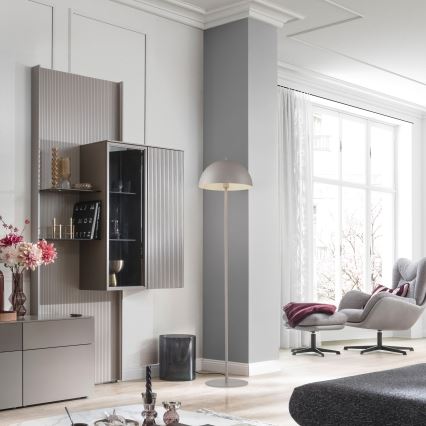 Schöner Wohnen 11727-39 - Stojacia lampa ALI 1xE27/25W/230V sivá