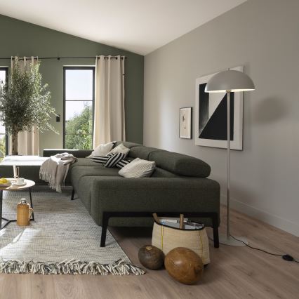 Schöner Wohnen 11727-39 - Stojacia lampa ALI 1xE27/25W/230V sivá