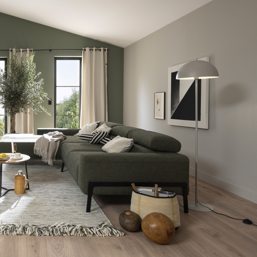 Schöner Wohnen 11727-39 - Stojacia lampa ALI 1xE27/25W/230V sivá