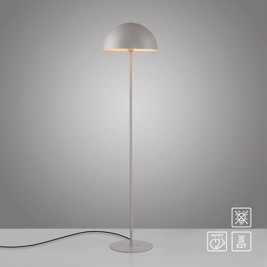 Schöner Wohnen 11727-39 - Stojacia lampa ALI 1xE27/25W/230V sivá