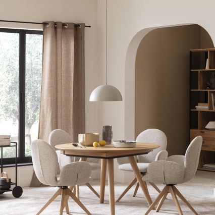 Schöner Wohnen 11728-39 - Závesné svietidlo ALI na lanku 1xE27/25W/230V pr. 38 cm sivá