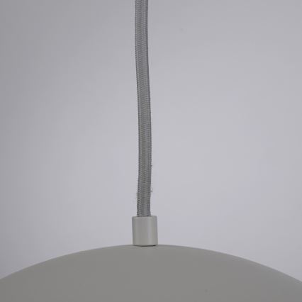 Schöner Wohnen 11728-39 - Závesné svietidlo ALI na lanku 1xE27/25W/230V pr. 38 cm sivá