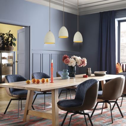 Schöner Wohnen 12541-42 - Závesné svietidlo TRAVENTA na lankách 3xE27/40W/230V betón