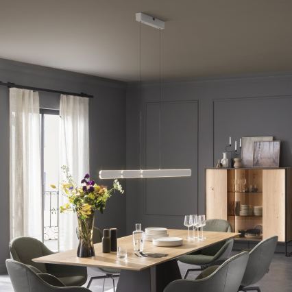 Schöner Wohnen 12577-16 - Stmievateľný LED luster na lankách ADRIANA ROUND 2xLED/24W/230V 2700/3000/3500/4000/5000K biela