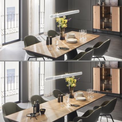 Schöner Wohnen 12577-16 - Stmievateľný LED luster na lankách ADRIANA ROUND 2xLED/24W/230V 2700/3000/3500/4000/5000K biela