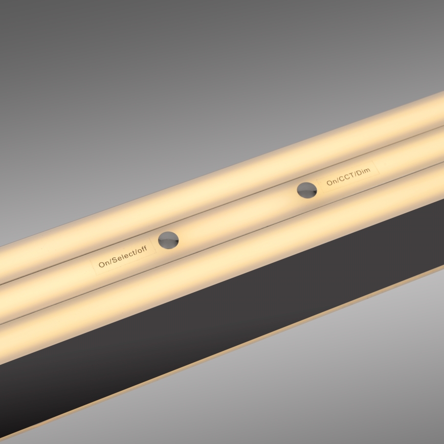 Schöner Wohnen 12577-18 - LED stmievateľné závesné svietidlo na lanku ADRIANA ROUND 2xLED/24W/230V 2700/3000/3500/4000/5000K čierne