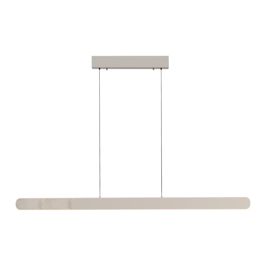 Schöner Wohnen 12577-39 - Stmievateľný LED luster na lanku ADRIANA ROUND 2xLED/24W/230V 2700/3000/3500/4000/5000K 160 cm sivá