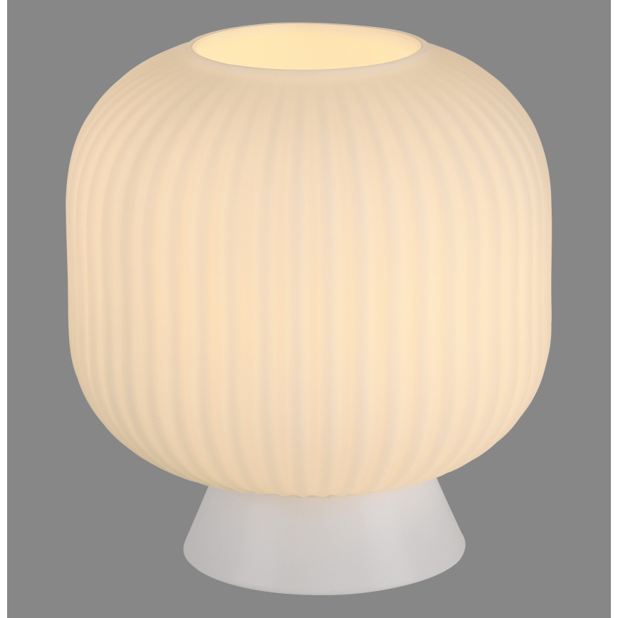 Schöner Wohnen 13573-16 - Stolná lampa NAMI 1xE27/25W/230V biela