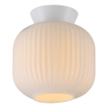 Schöner Wohnen 13574-16 - Stropné svietidlo NAMI 1xE27/25W/230V, priemer 20 cm, biele