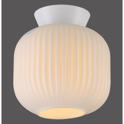 Schöner Wohnen 13574-16 - Stropné svietidlo NAMI 1xE27/25W/230V, priemer 20 cm, biele