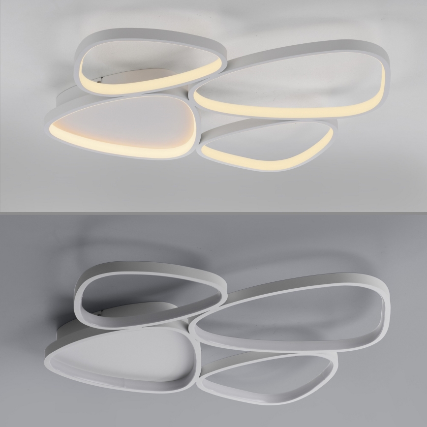 Schöner Wohnen 14038-16 - stmievateľné LED stropné svietidlo PEBBLES LED/35,5W/230V biela