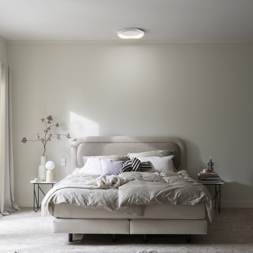 Schöner Wohnen 14233-16 - LED stmievateľné stropné svietidlo MONTA LED/21W/230V pr. 40 cm biela