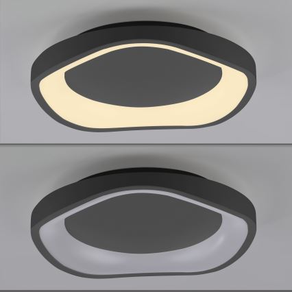 Schöner Wohnen 14233-18 - stmievateľné stropné svietidlo MONTA LED/21W/230V, priemer 40 cm, čierne