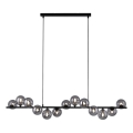 Schöner Wohnen 14504-18 - LED luster na lane DUBAI 13xG9/3W/230V 118 m čierna/dymová