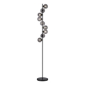 Schöner Wohnen 14506-18 - LED stojacia lampa DUBAI 9xG9/3W/230V čierna/dymová