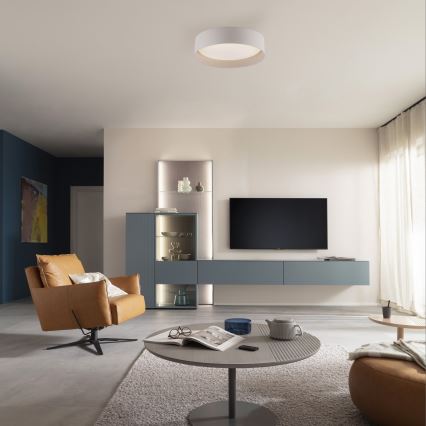 Schöner Wohnen 14593-39 - Stmievateľné LED stropné svietidlo TAVOLI LED/10W/230V 2700-6500K priemer 28,5 cm sivá + diaľkové ovládanie