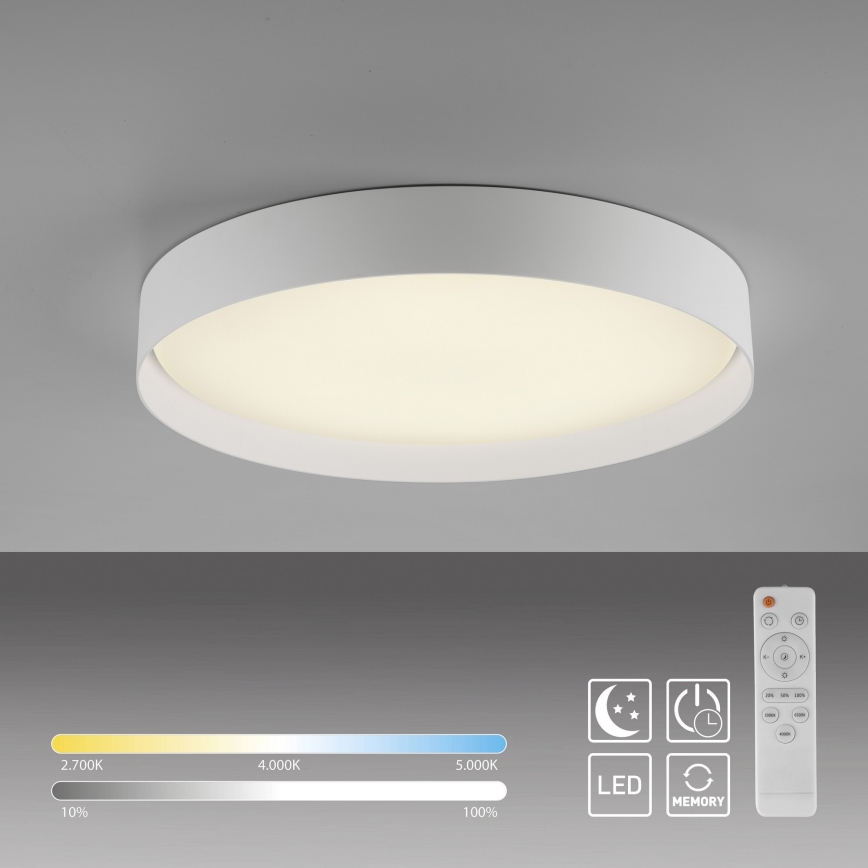 Schöner Wohnen 14595-16 - LED stmievateľné stropné svietidlo TAVOLI LED/34W/230V 2700-6500K pr. 49 cm biela + diaľkové ovládanie