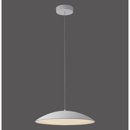 Schöner Wohnen 14607-16 - LENTE LED stmievateľný závesný luster na lankách LED/23W/230V Ø 50 cm biela