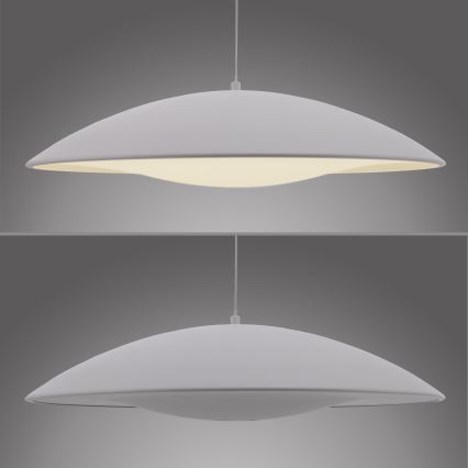 Schöner Wohnen 14607-16 - LENTE LED stmievateľný závesný luster na lankách LED/23W/230V Ø 50 cm biela