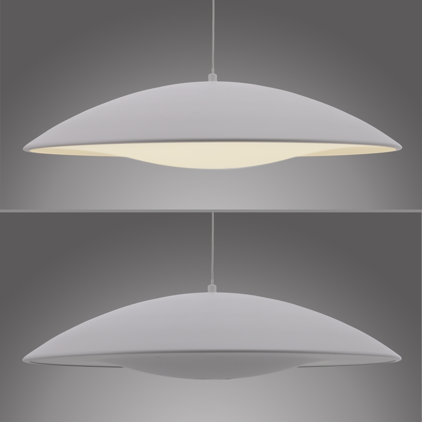 Schöner Wohnen 14607-16 - LENTE LED stmievateľný závesný luster na lankách LED/23W/230V Ø 50 cm biela