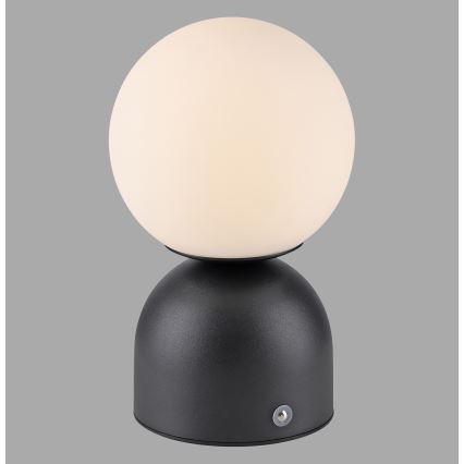 Schöner Wohnen 19218-18 - LED stmievateľná dotyková nabíjateľná stolová lampa RUDI LED/1,2W/5V 3000-6000K 1200 mAh čierna