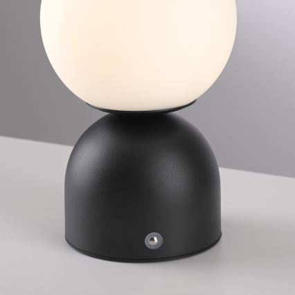 Schöner Wohnen 19218-18 - LED stmievateľná dotyková nabíjateľná stolová lampa RUDI LED/1,2W/5V 3000-6000K 1200 mAh čierna