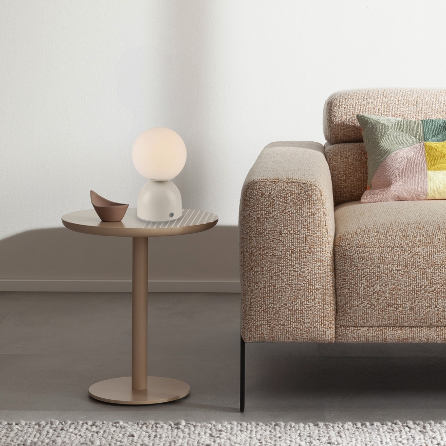 Schöner Wohnen 19218-39 - LED stmievateľná dotyková nabíjateľná stolná lampa RUDI LED/1,2W/5V 3000-6000K 1200 mAh sivá