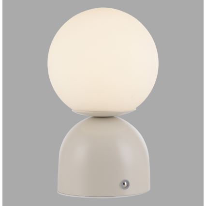 Schöner Wohnen 19218-39 - LED stmievateľná dotyková nabíjateľná stolná lampa RUDI LED/1,2W/5V 3000-6000K 1200 mAh sivá