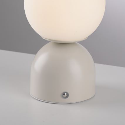 Schöner Wohnen 19218-39 - LED stmievateľná dotyková nabíjateľná stolná lampa RUDI LED/1,2W/5V 3000-6000K 1200 mAh sivá