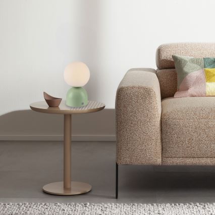 Schöner Wohnen 19218-43 - LED stmievateľná dotyková nabíjateľná stolová lampa RUDI LED/1,2W/5V 3000-6000K 1200 mAh zelená