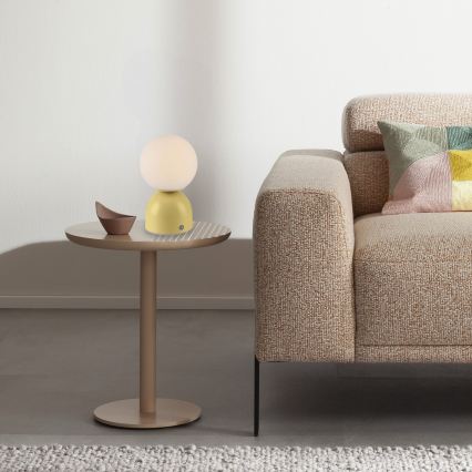 Schöner Wohnen 19218-81 - LED stmievateľná dotyková nabíjacia stolná lampa RUDI LED/1,2W/5V 3000-6000K 1200 mAh žltá