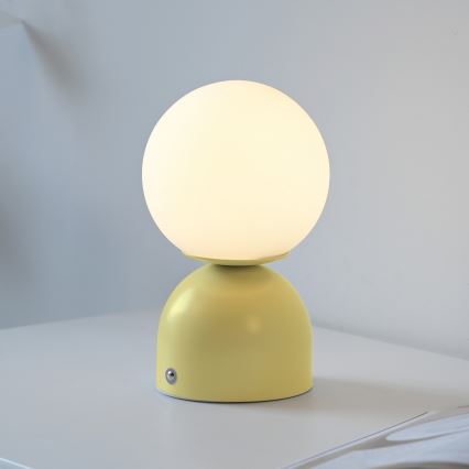 Schöner Wohnen 19218-81 - LED stmievateľná dotyková nabíjacia stolná lampa RUDI LED/1,2W/5V 3000-6000K 1200 mAh žltá