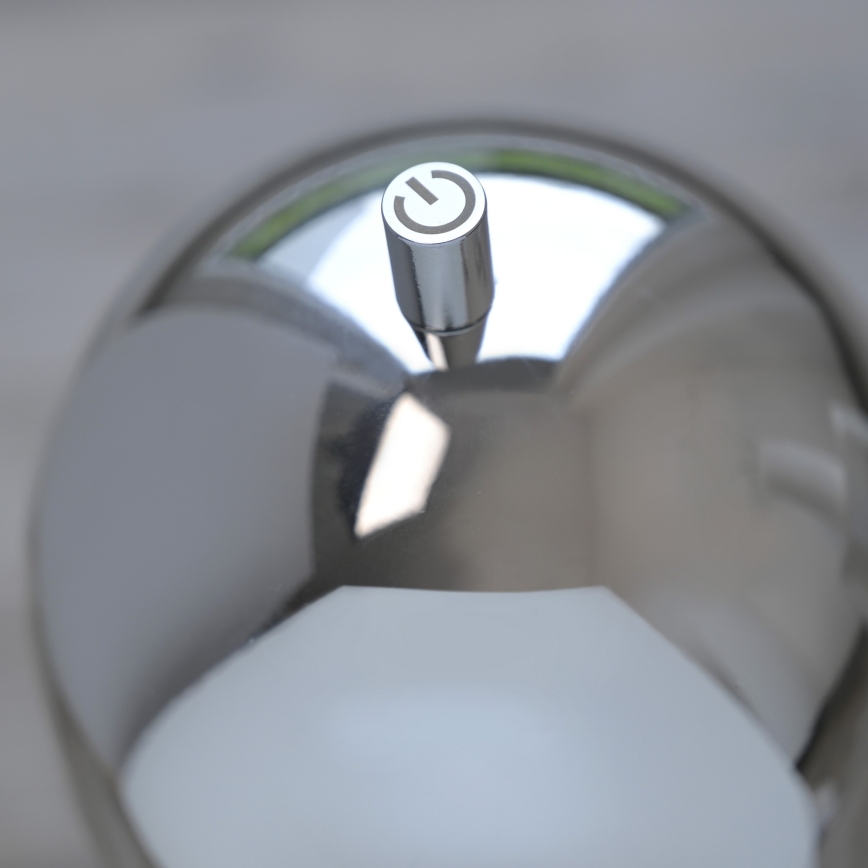 Schöner Wohnen 19244-17 - LED stmievateľná dotyková nabíjateľná vonkajšia stolná lampa BELLIS LED/2,5W/5V 2600 mAh IP54 lesklý chróm