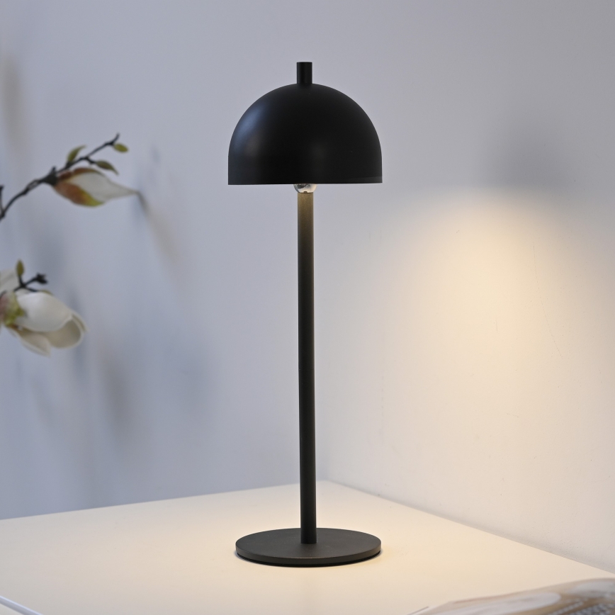 Schöner Wohnen 19244-18 - LED stmievateľná dotyková nabíjateľná vonkajšia stolová lampa BELLIS LED/2,5W/5V 2600 mAh IP54 čierna