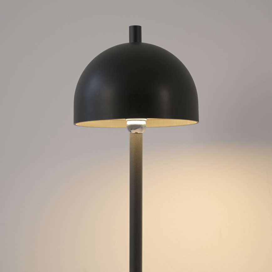 Schöner Wohnen 19244-18 - LED stmievateľná dotyková nabíjateľná vonkajšia stolová lampa BELLIS LED/2,5W/5V 2600 mAh IP54 čierna