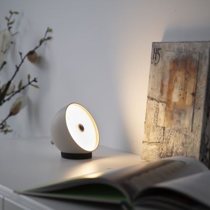 Schöner Wohnen 19244-39 - LED stmievateľná dotyková nabíjateľná vonkajšia stolná lampa BELLIS LED/2,5W/5V 2600 mAh IP54 sivá