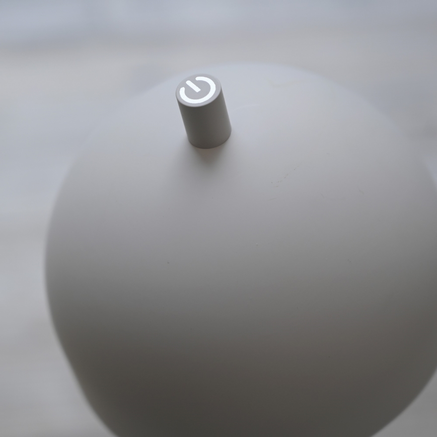 Schöner Wohnen 19244-39 - LED stmievateľná dotyková nabíjateľná vonkajšia stolná lampa BELLIS LED/2,5W/5V 2600 mAh IP54 sivá