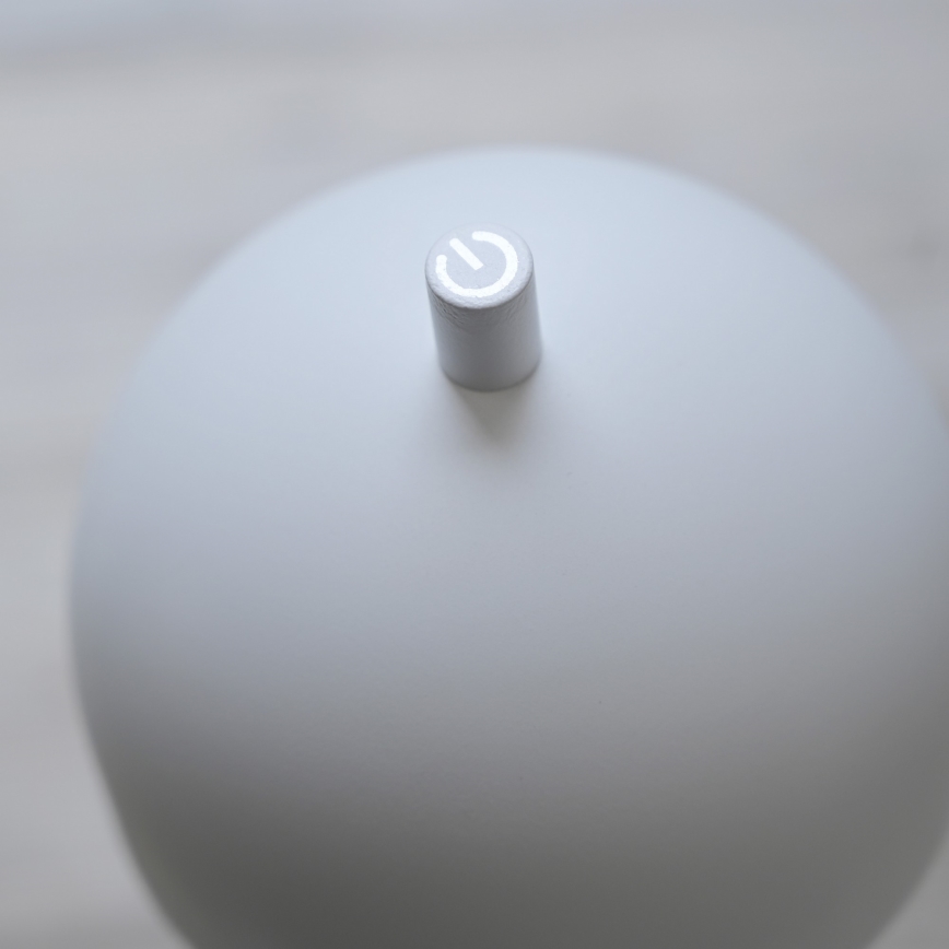 Schöner Wohnen 19245-16 - LED stmievateľná dotyková nabíjacia vonkajšia stojaca lampa BELLIS LED/2,5W/5V 2600 mAh IP54 biela