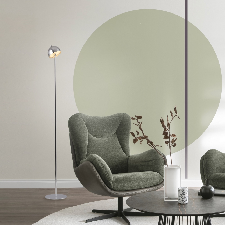 Schöner Wohnen 19245-17 - LED stmievateľná dotyková nabíjacia vonkajšia stojacia lampa BELLIS, LED 2,5 W / 5 V, 2600 mAh, IP54, lesklý chróm