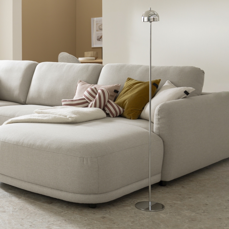 Schöner Wohnen 19245-17 - LED stmievateľná dotyková nabíjacia vonkajšia stojacia lampa BELLIS, LED 2,5 W / 5 V, 2600 mAh, IP54, lesklý chróm