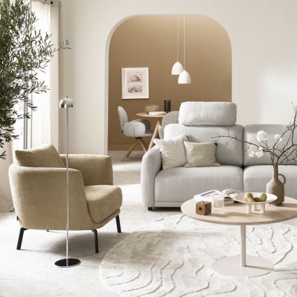 Schöner Wohnen 19245-17 - LED stmievateľná dotyková nabíjacia vonkajšia stojacia lampa BELLIS, LED 2,5 W / 5 V, 2600 mAh, IP54, lesklý chróm