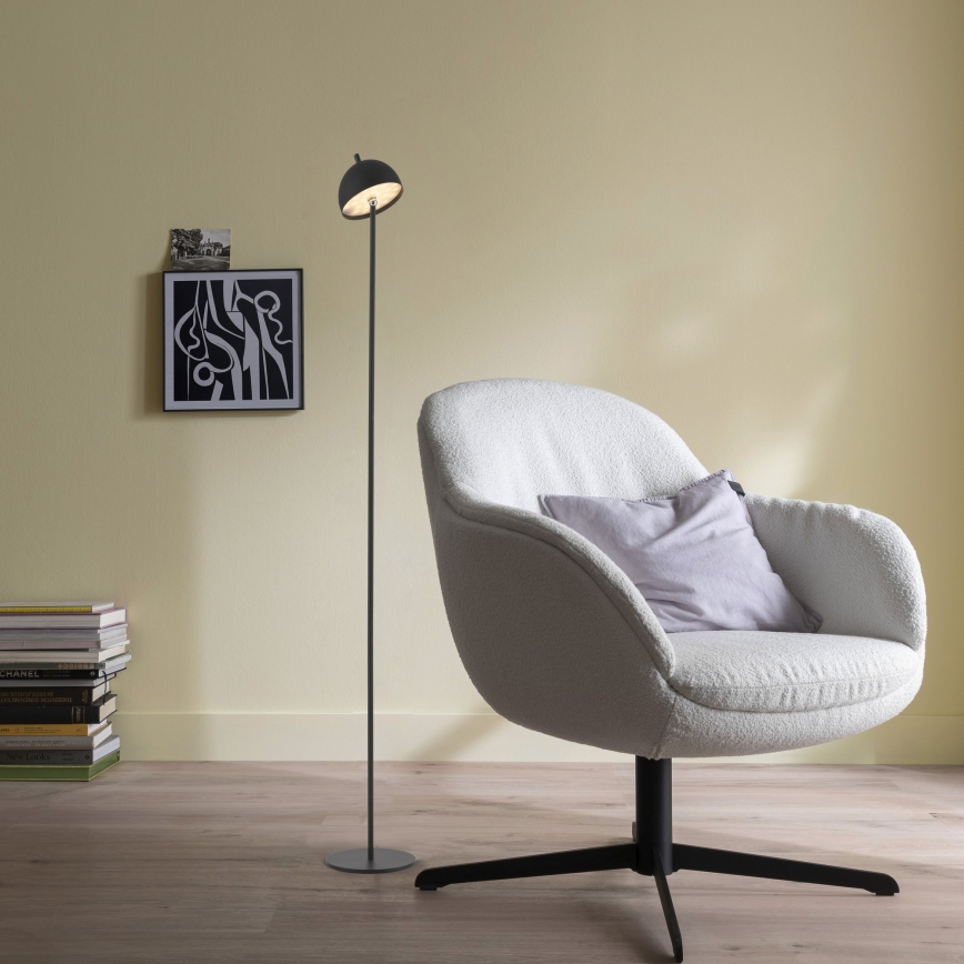 Schöner Wohnen 19245-18 - LED stmievateľná dotyková dobíjateľná vonkajšia stojacia lampa BELLIS LED/2,5W/5V 2600 mAh IP54 čierna